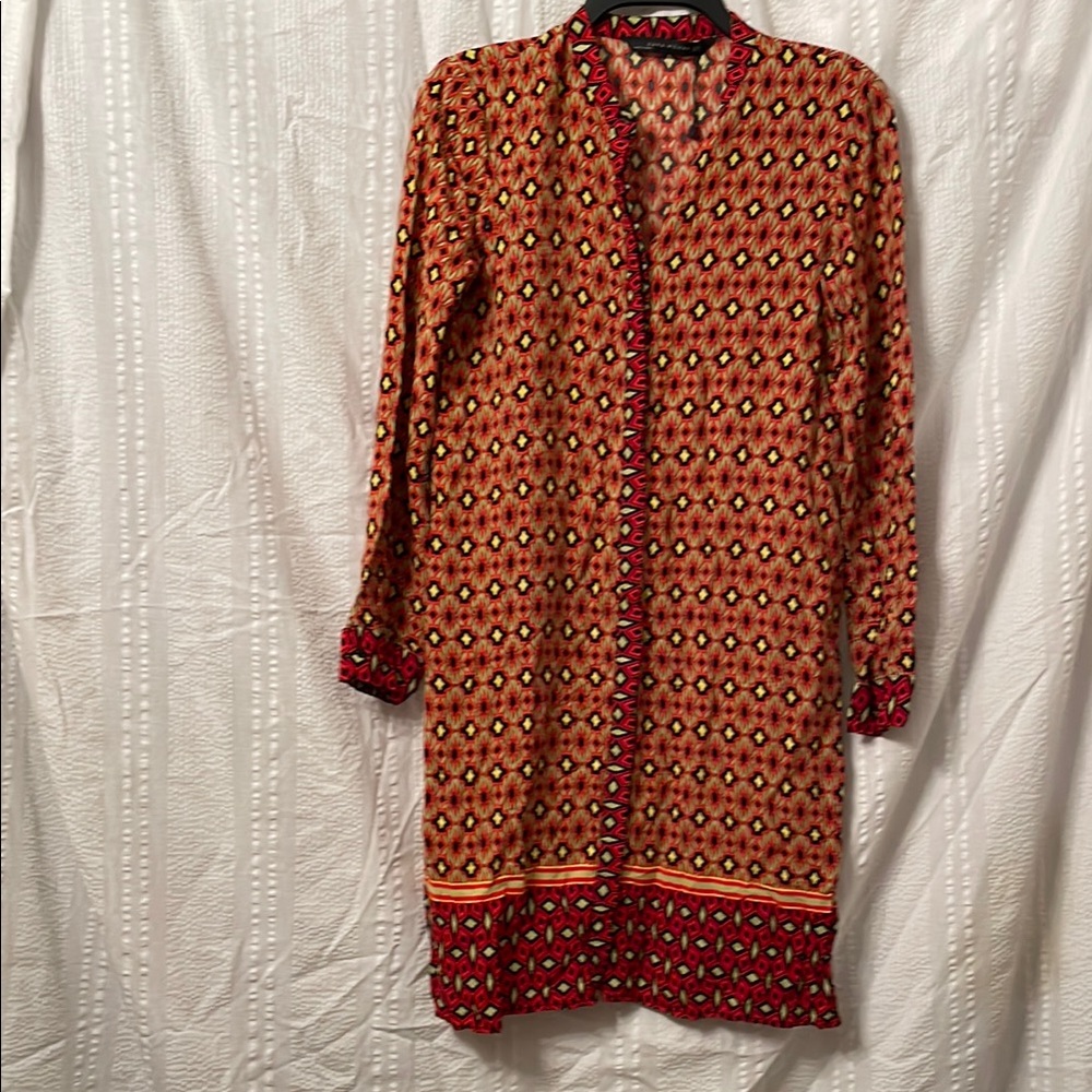 Zara retro sheath dress size medium new without tag